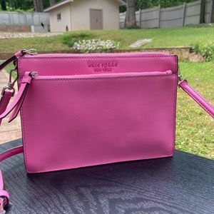 Kate Spade Pink Cameron Monotone Zip Cross-Body